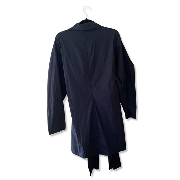 L’Academie Lindsi Lane The Draya Mini Dress Black cotton sash tie shirt Revolve - Picture 6 of 11
